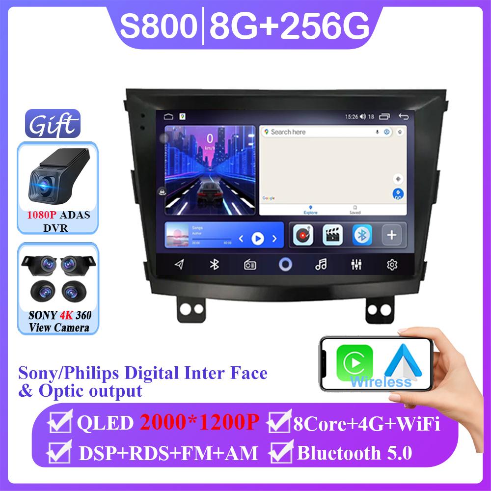 Android 14 For SsangYong Tivolan Tivoli 2014-2017 Car Radio Multimedia Player Navigation GPS WIFI Carplay Head Unit No 2din DVD