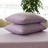 Pure Cotton Jersey Striped Bedding Set: Pillowcase, Duvet Cover, Fitted Sheet - Ideal for Dorms