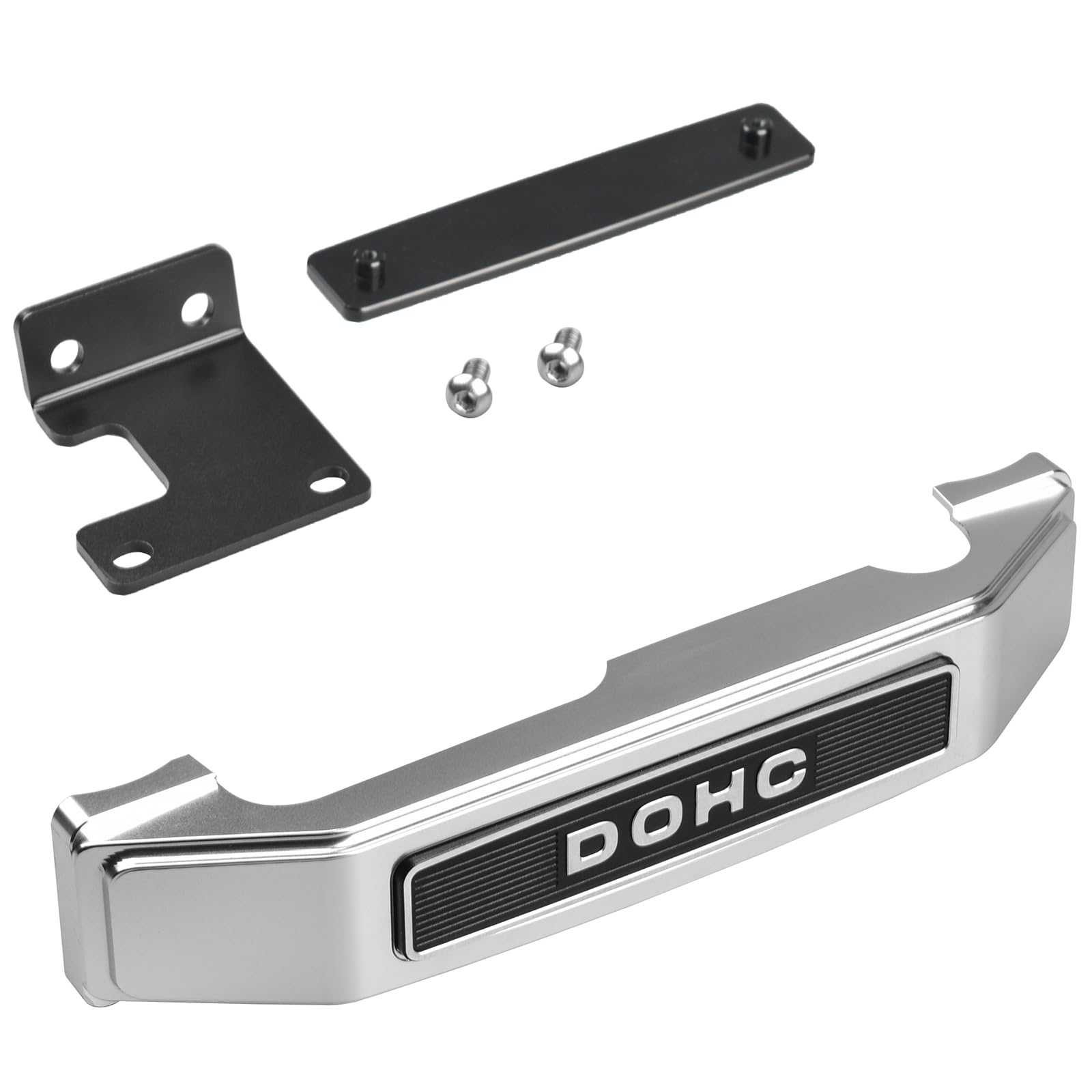 

CHINGLAY Stem Emblem Set - Compatible with Kawasaki Z900RS 2018-2025 (Not compatible with Z900RS CAFE) - CNC Machined Aluminum Custom Parts (Silver) [