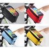 Durable Waterproof Cycling Bike Frame Pannier Bag With Touch Screen Phone Holder