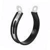 Motorcycle Exhaust Muffler Pipe Silencer Pipe Hanger Mount Bracket Stainless Steel Black Silver Sy Install Sturdy Most Motorcycle Semicircle Shape