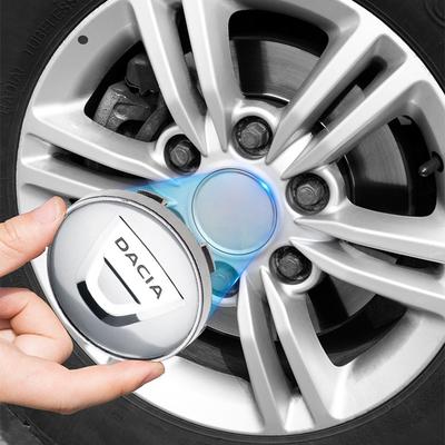4Pcs 56/60mm Car Styling Wheel Hub Cap Badge Stickers For Dacia Sandero Duster Jogger Spring Logan Bigster Lodgy Dokker Stepway