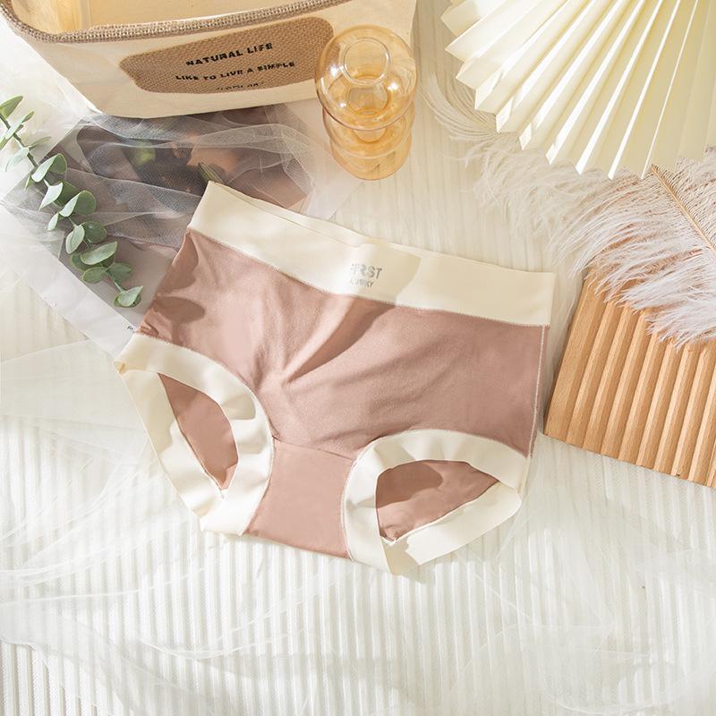 

Женские трусы, однотонное дышащее антибактериальное высокоэластичное бесшовное нижнее белье One Size