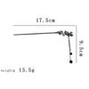 Vintage Flower Beads Tassel Hairpin for Women Girl New Jewelry Gifts Headdress Hair Clip Chinese Hanfu Hair Sticks Accessories