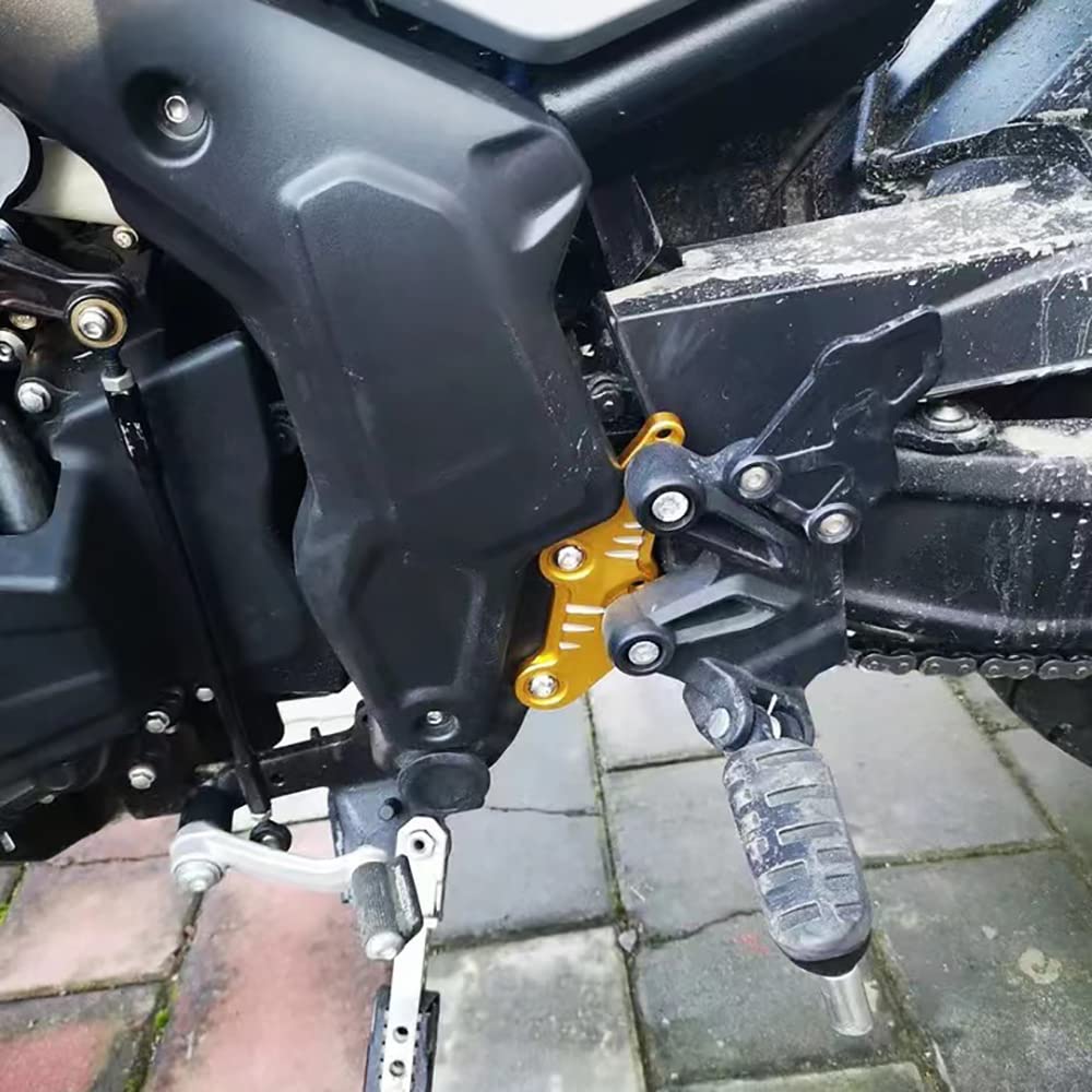 LEDISHUN Step Up Bracket Z250SL Ninja 250SL NINJA250SL Step Offset Plate (Gold)