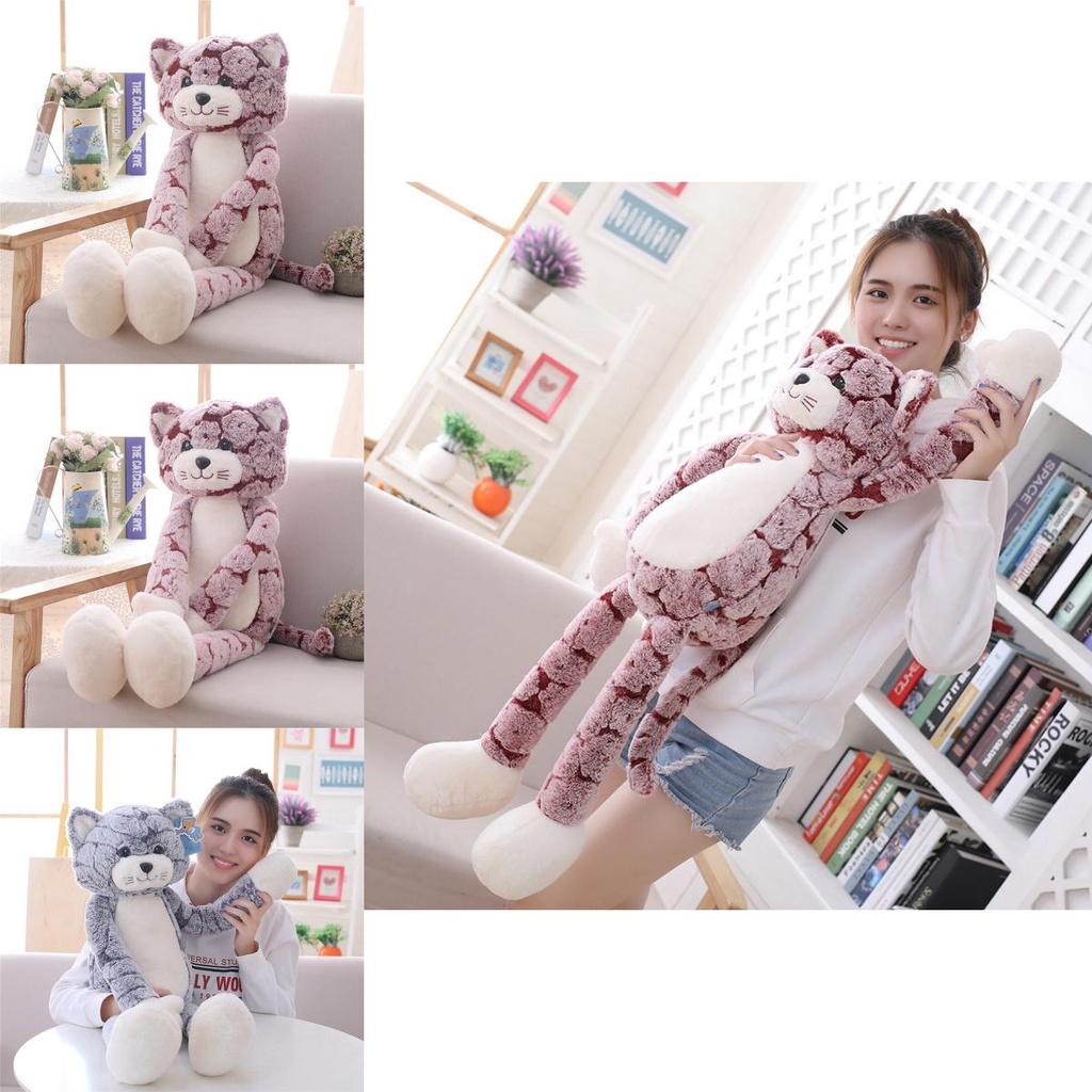 Adorable Large Cat Plush Toy Soft Cute Stuffed Doll Perfect For Christmas Gift