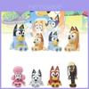 Conjunto Adorável de Figurinhas de Cachorro em PVC Inclui 8 Personagens Articulados Fofos Para Colecionadores