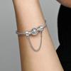 New 925 Silver Butterfly Stars & Moon Sunflower Safety Chains Spacer Beads Charms Fit Original Bracelets DIY Jewelry