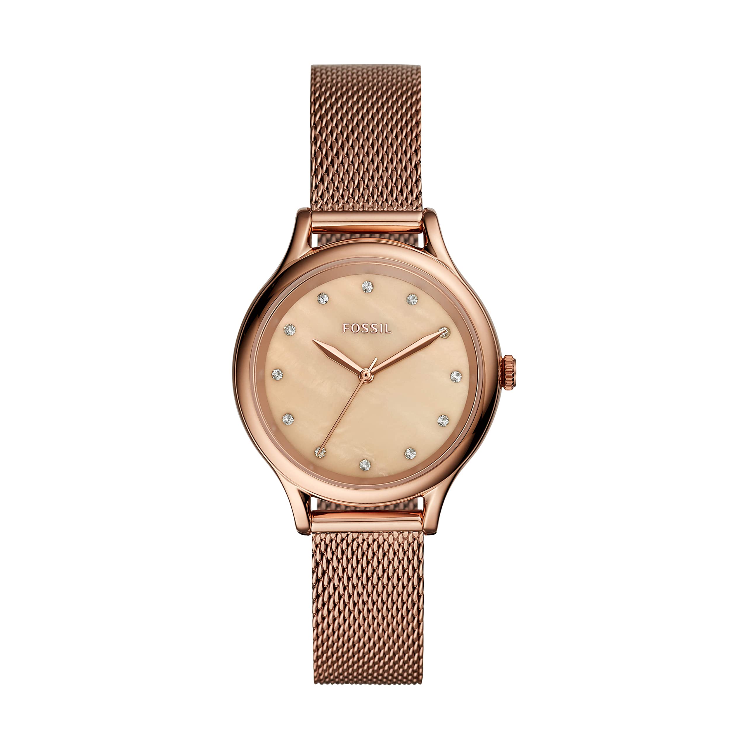 Fossil LANEY BQ3392 Women s Pink Gold Watch