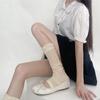 Spring and Summer Thin Socks Women's Ballet Style Calf Pile Pile Foot Socks Japanese Ins All-match Leggings