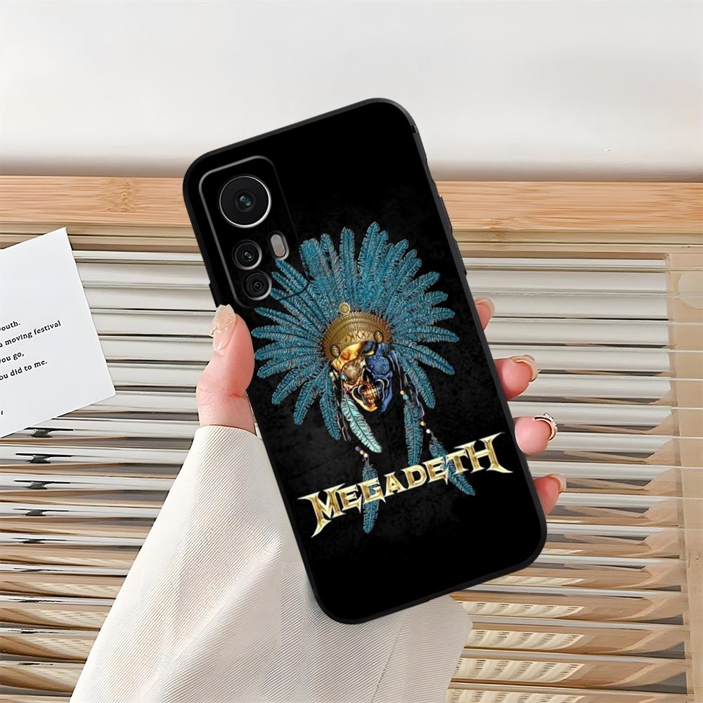 M-MegadethS Logo Skull Metal Phone Case For Xiaomi 15 13 14 10 12 11 Pro POCO F6 X6 X3 F5 X5 Pro Lite Ultra Shell Coque