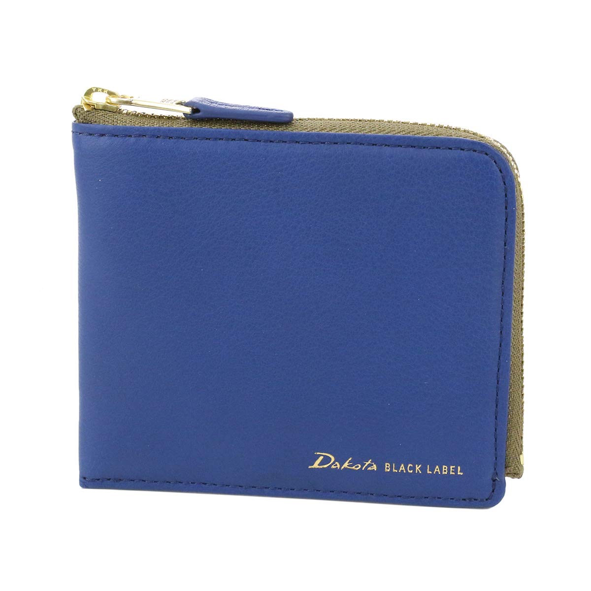 

Black Wallet Zipper Genuine Leather Recente 0627505 Navy [Dakota Label] L-shaped Men s BL-627505-60 чорний