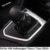Car Central Console Gear Shift Panel Cover Trim Stainless Steel Interior Accessories For VW Volkswagen Tharu / Taos 2018 -