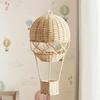 Handmade Rattan Woven Hot Air Balloon Kids Room Decoration Photography Props Nordic Wall Hanging Ornaments Rattan Woven Pendant