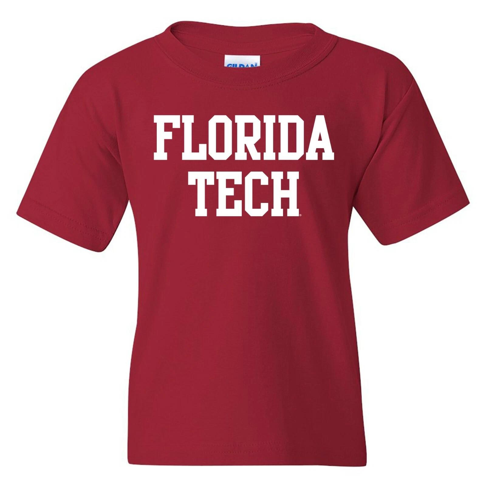 Florida Tech Panthers Basic Block Youth T-Shirt - Cardinal L
