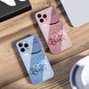 Colorful New Year 2025 For IPhone 16 Pro Max 15 Pro 14 13 12 Mini 11 XS Max XR 7 8 Plu SE 2022 Tempered Glass Phone Case