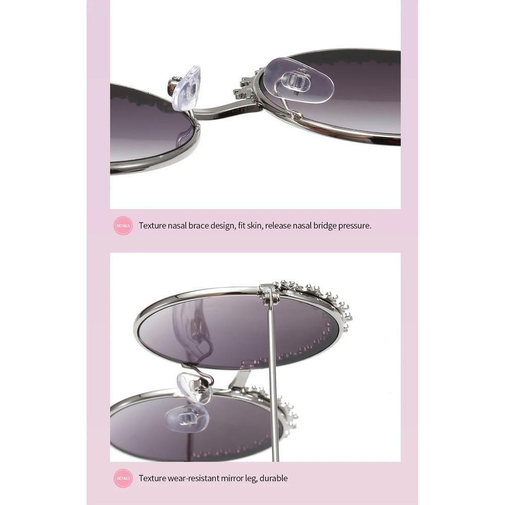 2025 Children's Metal Sunglasses Children's Glasses Flower Fashion New Sunglasses Children's Round