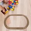 Classic Wooden Train Set for Kids - Building Kit with Railway Accessories