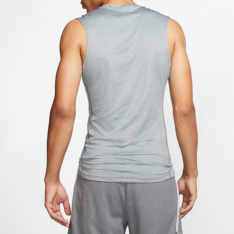 Nike Pro Sleeveless Compression Tank Top Men Tops Smoke-Grey BV5601-085