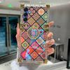For Samsung Galaxy A16 5G/A16 4G Case Ethnic Style Pattern Electroplating TPU+PC Phone Cover with Kickstand