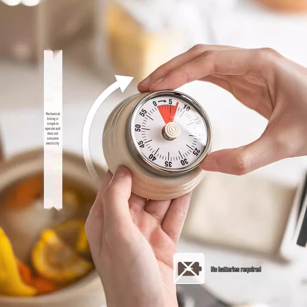 Magnetic Kitchen Timer: Visual Countdown Clock with Alarm