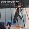 Controle Remoto Bluetooth GPS Embutido para Osmo Action 6/Action 5 Pro/Action 4 com Pulseira de Pulso Cinto de Bicicleta Acessórios
