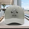 Skull Pattern Adjustable Baseball Cap Unisex Lightweight Outdoor Wedding Party Hat Fitness Gift