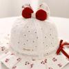 2026 Baby Girl Lace Mesh Bucket Hat - Spring/Summer Fisherman Style Sun Protection