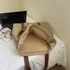 Large Capacity Canvas Travel Bag Commuter Shoulder Bag Shopping Bag Women's Handbag