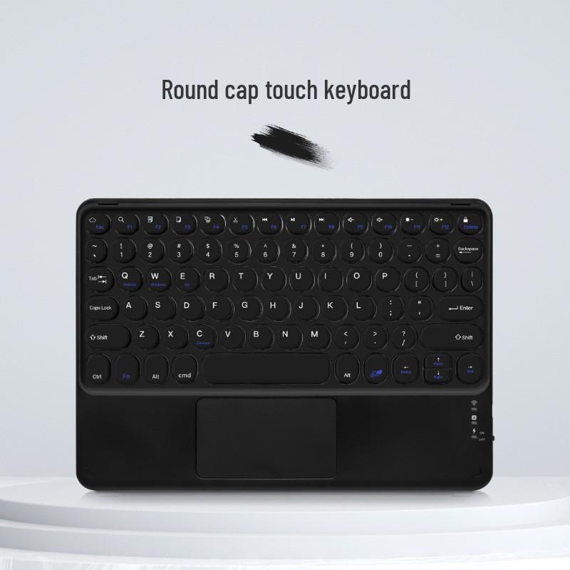 Exquisite Touch Bluetooth Keyboard: Ultra-Thin, Silent, Round Keys, Compatible with iPad/Tablet/Phone for Girls