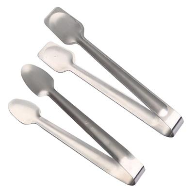Food Serving Tongs Stainless Steel Appetizers Tongs Kitchen Utensils Catering Clips For Coffee Bar Pantry Buffet Restaurant