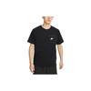 T Shirts Men's Black Crew Neck Moderate Straight Fit DQ2414-010