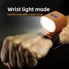 New LED Sensor Bright Headlamp, Long-Lasting Li-ion, Portable Waterproof, Clip-on Cap Light, COB Silicone for Night Running