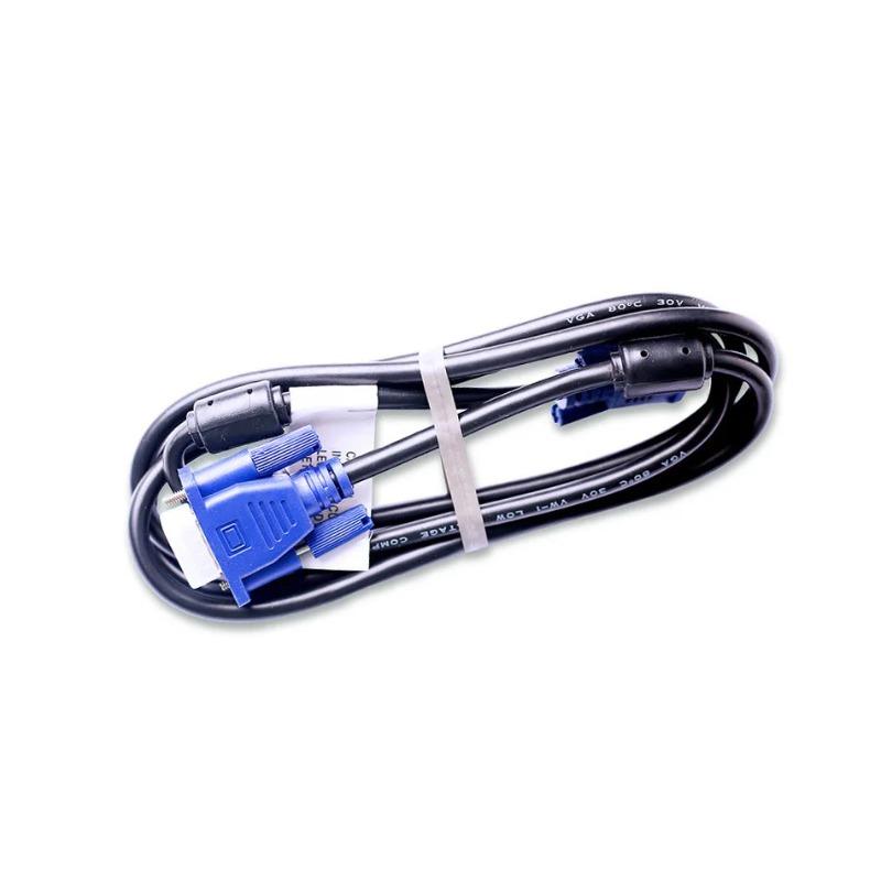 VGA 3 5 Cable Male To Male High Definition Computer Projector Monitor Video Data Cable with Magnetic Ring