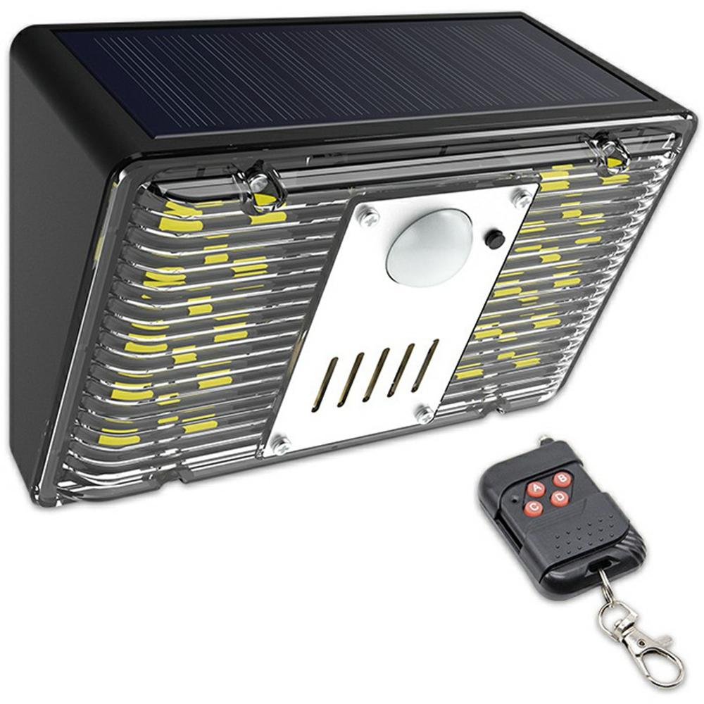 

N775 Solar Powered Motion Sensor Light Outdoor Garden Security Alarm Light with 4 Lighting Modes A