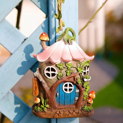 Solar Garden Statue Light,Mushroom Fairy House Figurine,Outdoor Light,Decorative