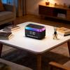 Wireless Speakers with LED Atmosphere Light Card Slot 360 Surround Sound Touch Control Long Battery Lifes