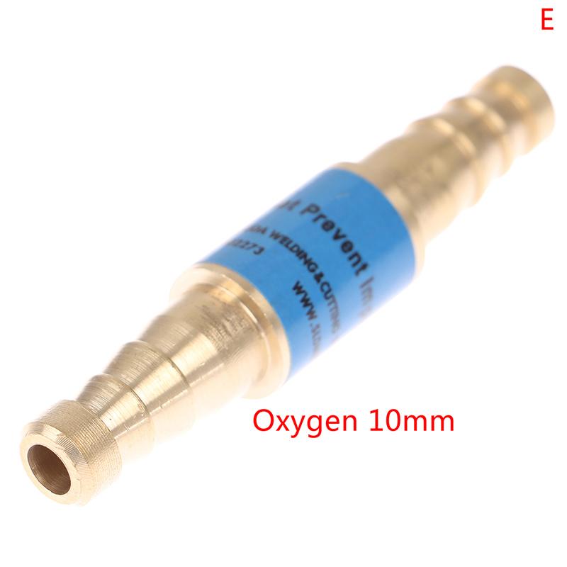 High Quality Household 6mm/8mm/10mm Pipe Flashback Arrestors Of Acetylene&Oxygen Fuel Check Safety Valve Pipe Flashback Arrestor