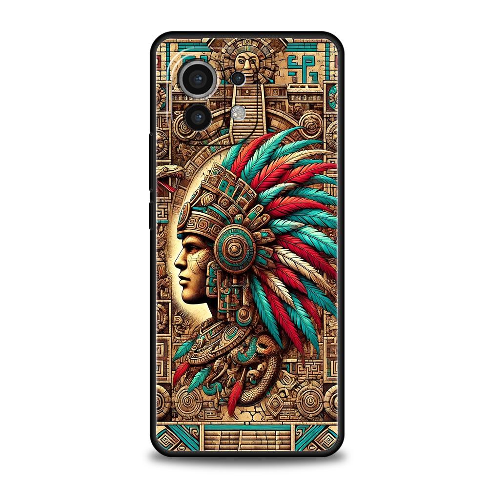 Vintage Totem Painting Phone Case Cover for Xiaomi Mi 17 15 14 13 12 11 Ultra 15T 14T 13T 12T 11T Pro Lite 5G Soft TPU Shell Bag