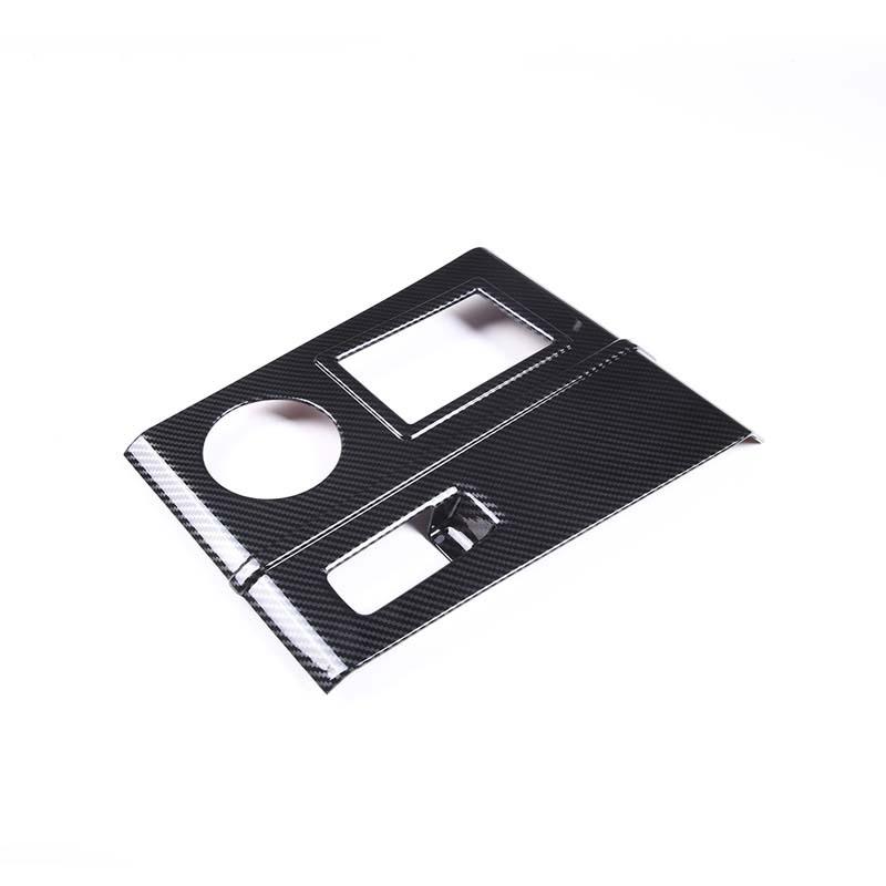 ABS Carbon Fiber Car Center Console Gear Shift Panel Cover Trim Sticker For Mitsubishi Outlander -2025 Interior Accessories