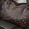 Vintage Large Capacity Rivet Tote Bag Women's Shoulder Underarm Bag