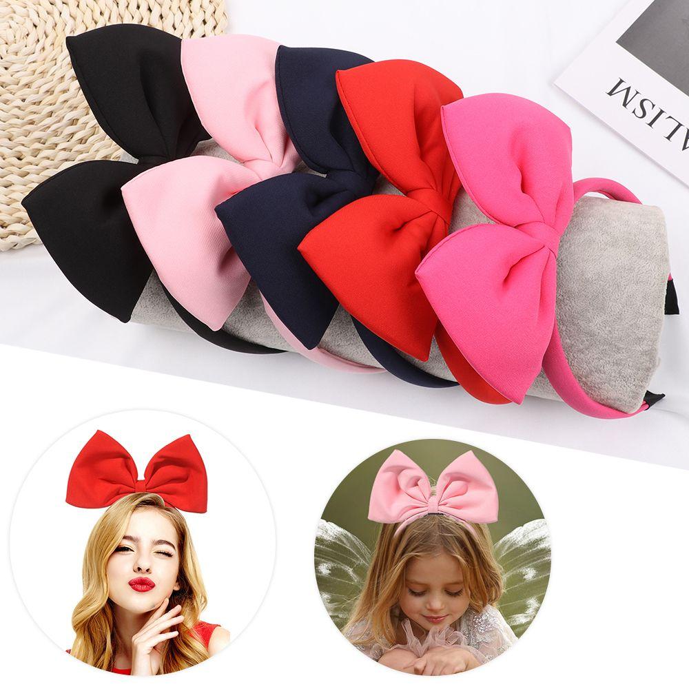 Accessories Cosplay Costume Handmade Headdress Big Bow Headband Party Decoration Bowknot Hair Bands
