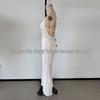 New Style Halter Neck Knitted Beach Dress - Sexy Long Beaded Wrap Skirt for Women