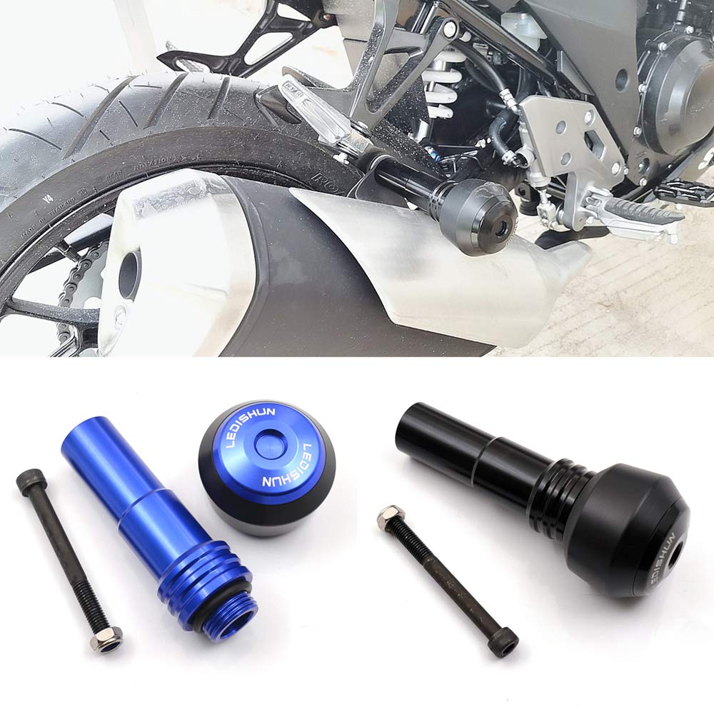 Suzuki GSX250R DL250 GW250 V-Strom250 HAYABUSA GSXR1300 Aluminum Muffler Slider Exhaust Pipe Slider (Gold)