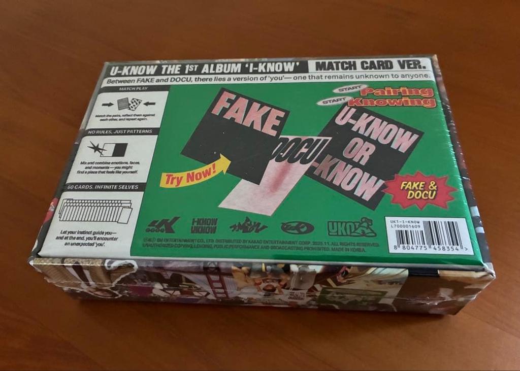 [USED] Same-day anonymous shipping TVXQ Yunho "I-KNOW" Match Card Ver.