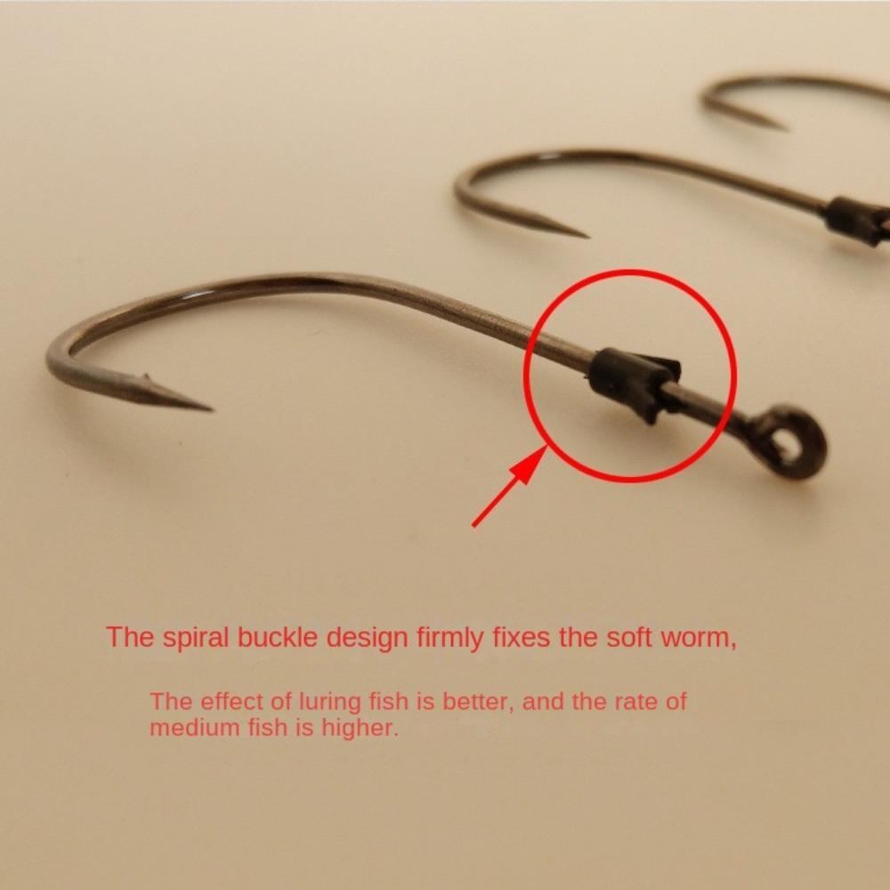 Neko Rig Dual-barbed Bait Holder Carbon Steel Baitholder HOT Wacky Worm Hook