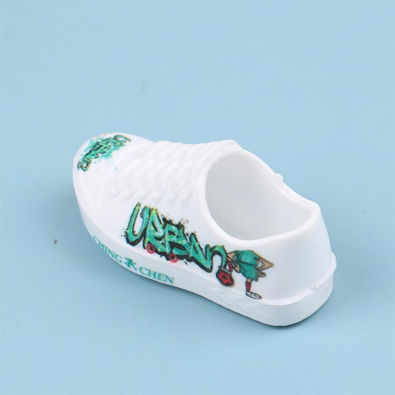 Finger Toy Shoes Mini Skateboard Shoes Sports Shoes Finger Scooter Kids Toy Gifts