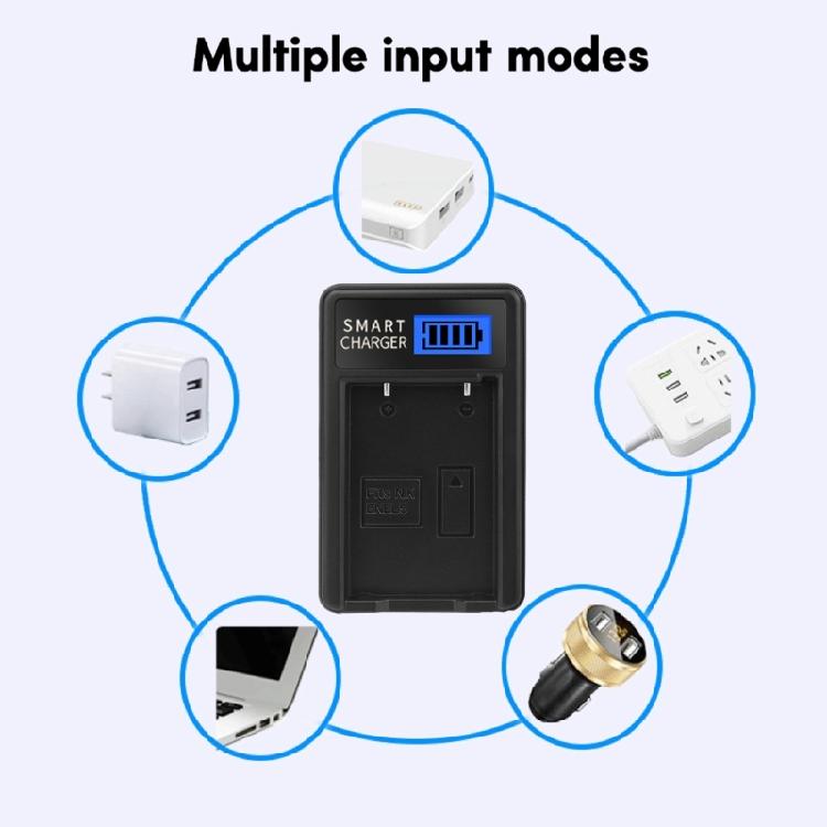 EN-EL5 LCD USB Camera Battery Charger Charging Dock for 3700 4200 5200