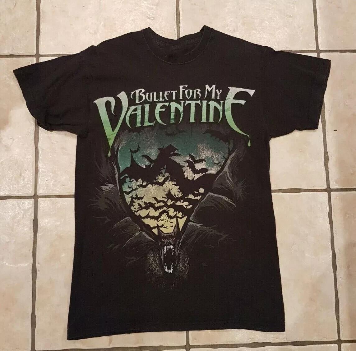 

Bullet For My Valentine Scream Aim Tour TShirt Cotton Unisex Tee streetwear 3XL