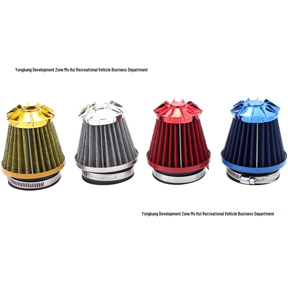 ATV GY6 Scooter Motorcycle Beach Off-Road Vehicle Air Filter - 35/42/48MM Mushroom Head